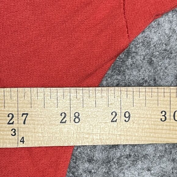 For The Republic Open Wrap Back Top Women’s XL Red Tie Dye Dolman Sleeve - Picture 6 of 16